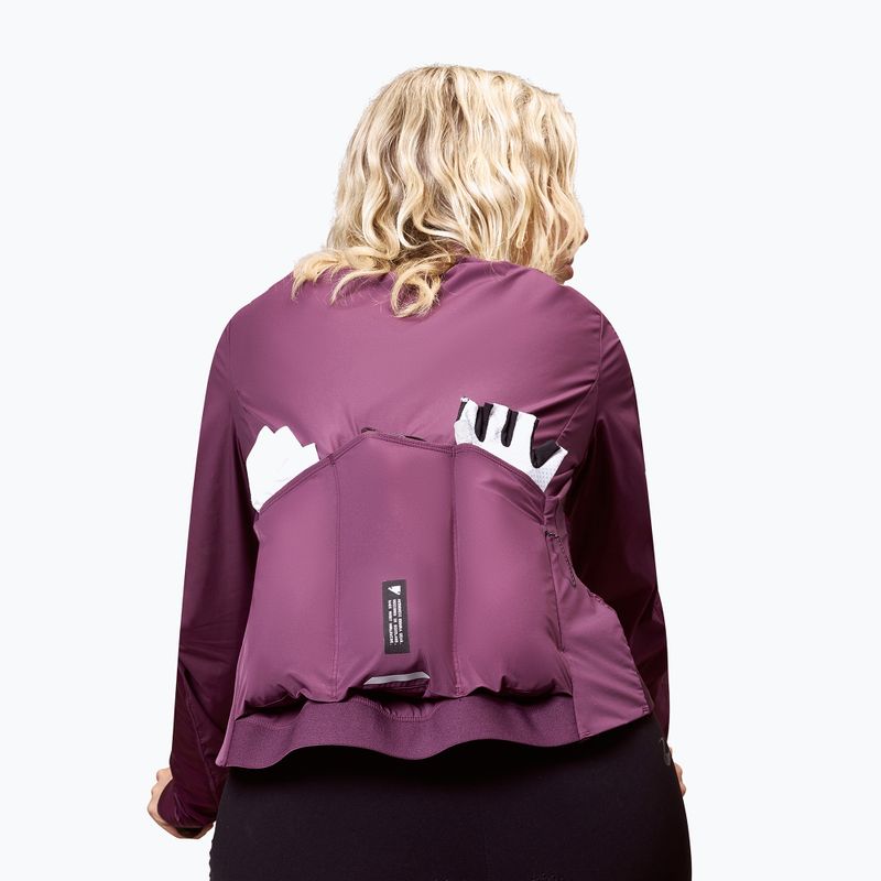 Damen-Fahrradjacke Endura Pro SL Race Insulated W black cherry 6