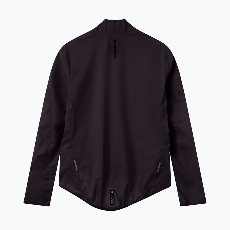 Herren-Fahrradjacke Endura Alltrack Race Cape black reflective rint 8