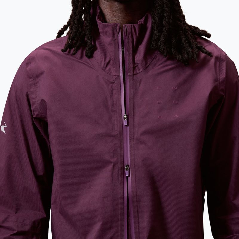 Herren-Fahrradjacke Endura Alltrack Race Cape black cherry 5