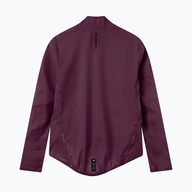Herren-Fahrradjacke Endura Alltrack Race Cape black cherry 9