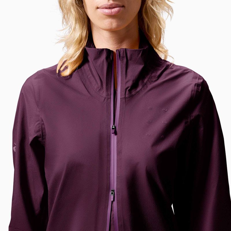 Damen-Fahrradjacke Endura Alltrack Race Cape black cherry 5