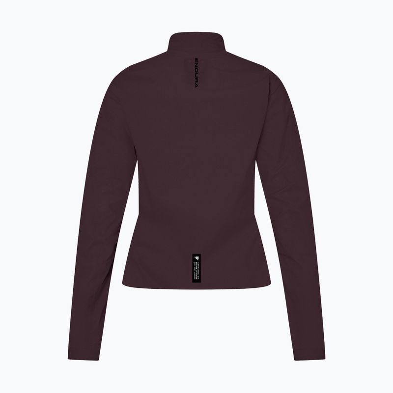 Damen-Fahrradjacke Endura Alltrack Race Cape black cherry 9