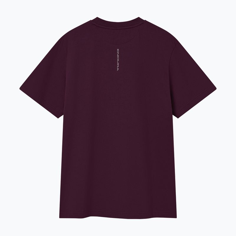 Fahrradtrikot Endura Stacked Logo Graphic Tee black cherry 2