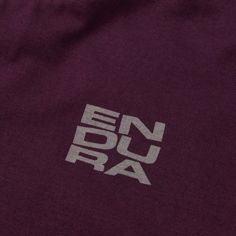 Fahrradtrikot Endura Stacked Logo Graphic Tee black cherry 3