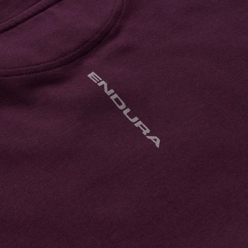 Fahrradtrikot Endura Stacked Logo Graphic Tee black cherry 4