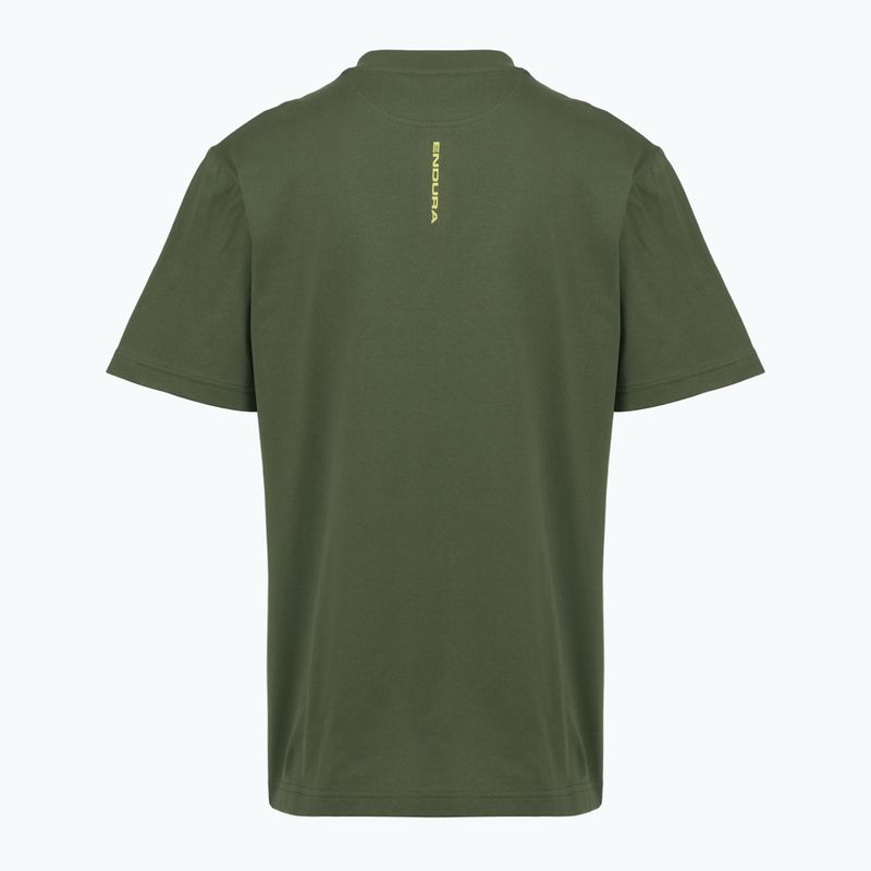 Fahrradtrikot Endura Icon Logo Graphic Tee olive-green 2
