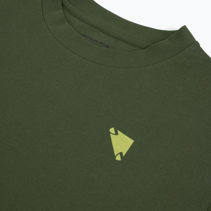 Fahrradtrikot Endura Icon Logo Graphic Tee olive-green 3
