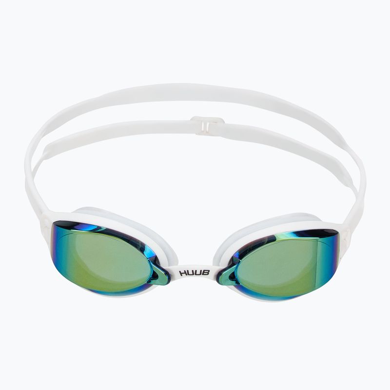 HUUB Brownlee 2 Custom Air Schwimmbrille weiß/gelb 2