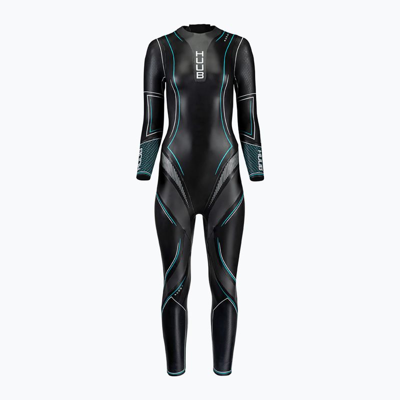 Damen Triathlon Neoprenanzug HUUB Aura 2 3:3 schwarz/blau AUR233SBM