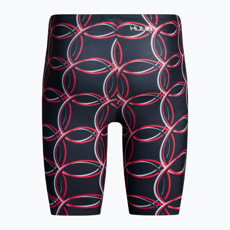Herren HUUB Brownlee Jammer Badebekleidung Alistair schwarz und rot JAMMERALI 2