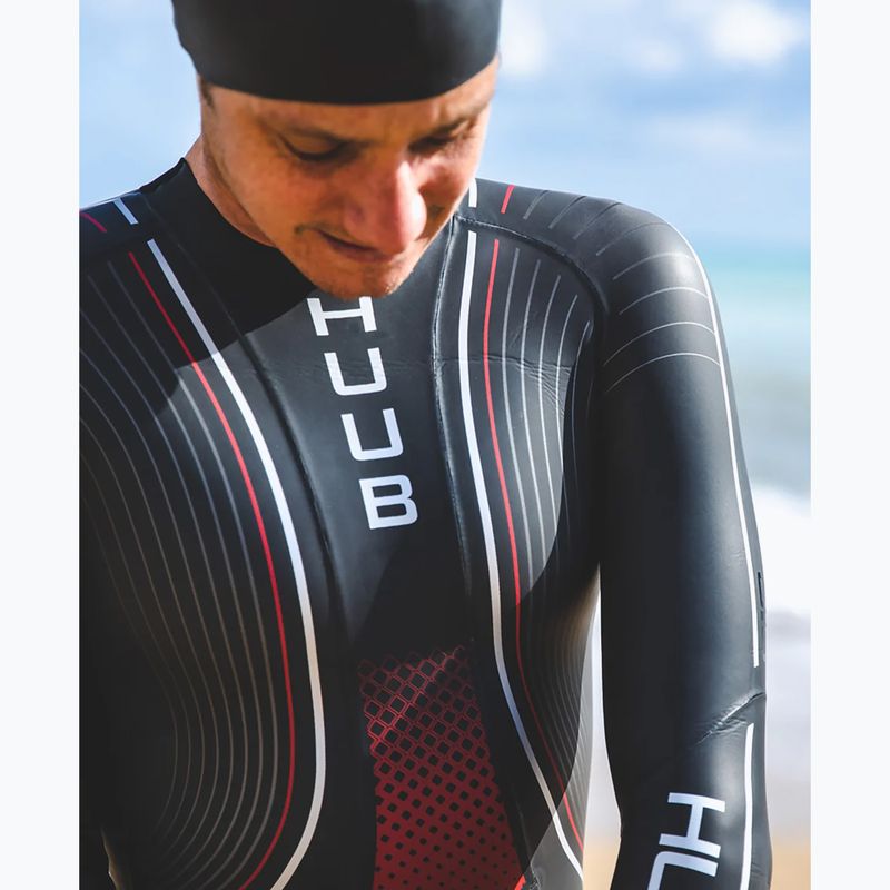 HUUB Herren Agilis Ali Rot 3:5 Triathlon-Schaumstoff Schwarz/Rot FRE35R 12