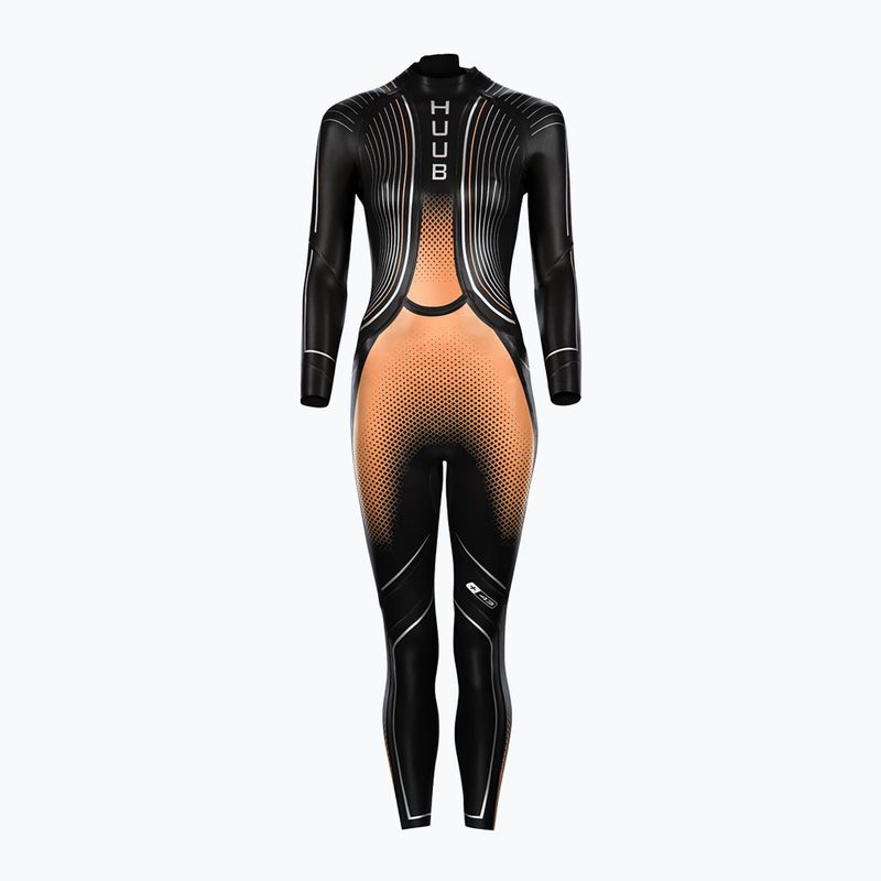 HUUB Damen Triathlon-Schaumstoff Agilis 3:3 Schwarz/Orange FRE33CR-M