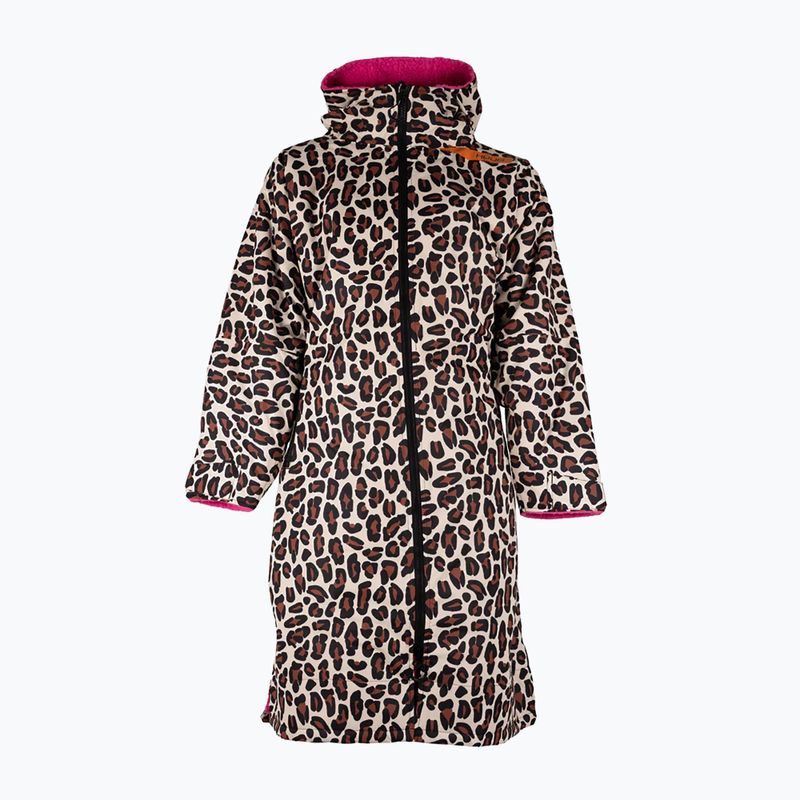 HUUB Bademantel Changing Robe leopard pink