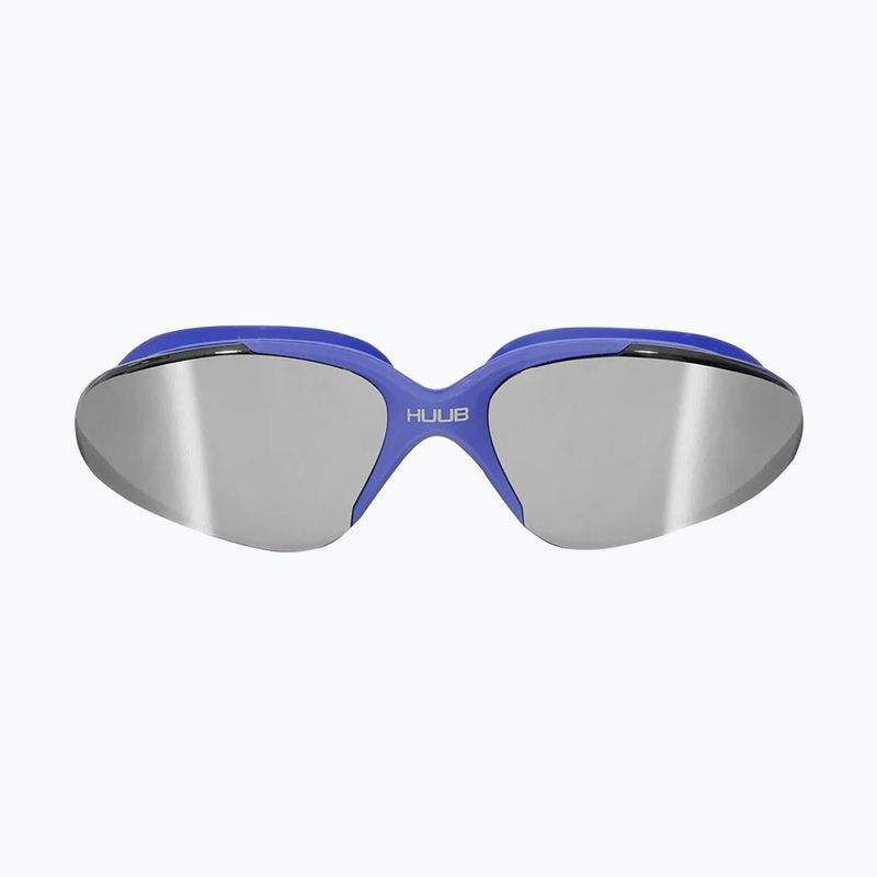 HUUB Vision marineblau / heller Rauch silberne Spiegel Schwimmbrille 2