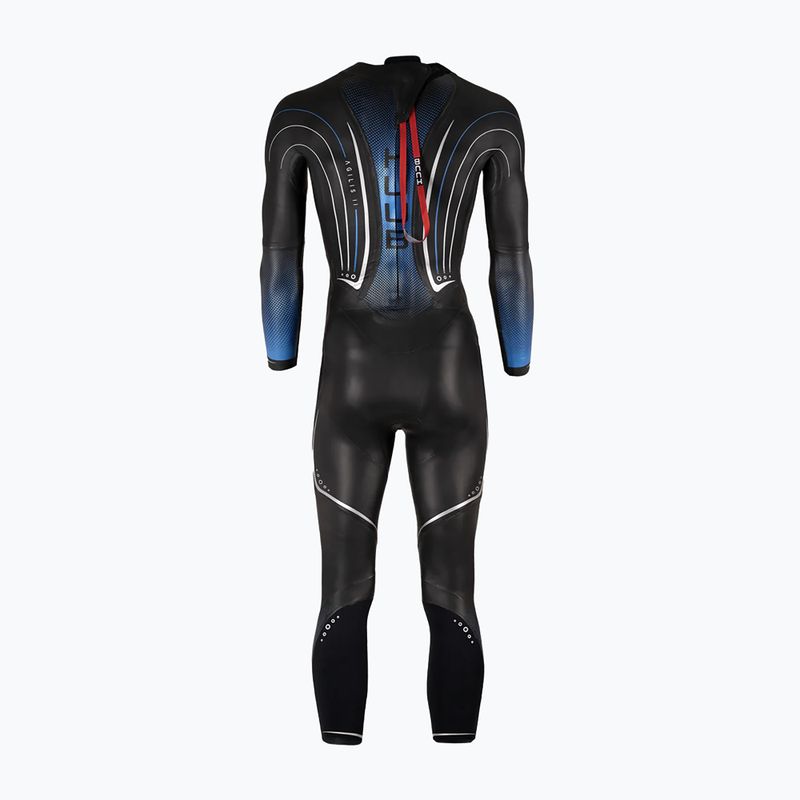 Triathlon-Neoprenanzug Herren HUUB Agilis II Back Zip 3.5 metalic blue 2