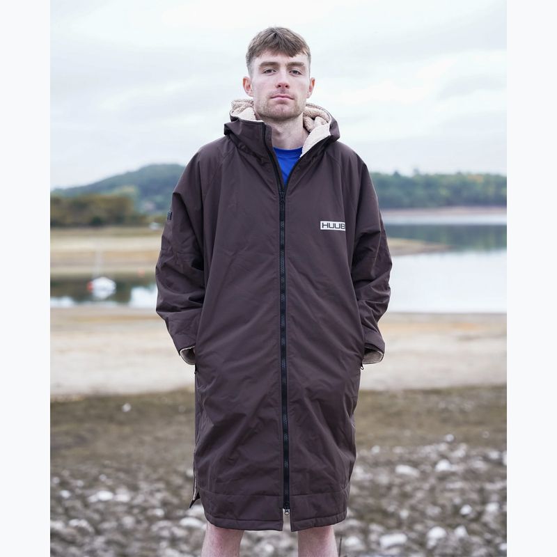 Mantel HUUB Changing Robe chocolate/oatmeal 3