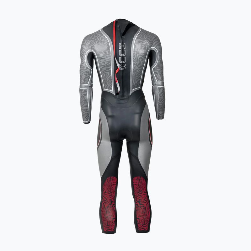 Herren Triathlonanzug aus Neopren HUUB SUB7 3:5 black/grey 2