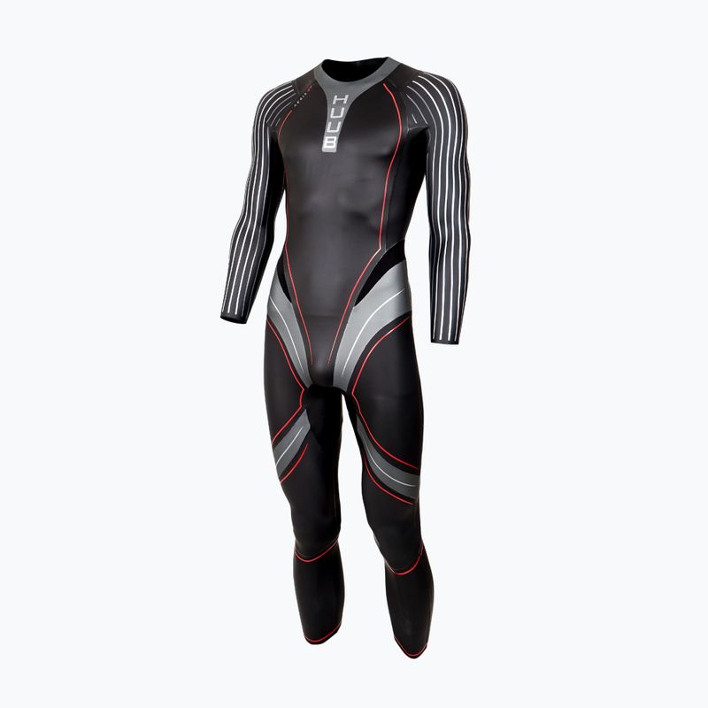 Herren Triathlonanzug aus Neopren HUUB Aegis XV 3:5 black/silver 3