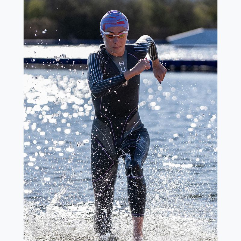 Triathlon-Neoprenanzug Damen HUUB Aegis XV 3:3 black/silver 4