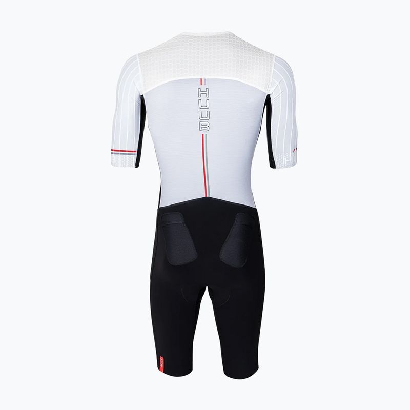 Triathlonanzug Herren HUUB Anemoi 3 SUB22 black/white/red 2