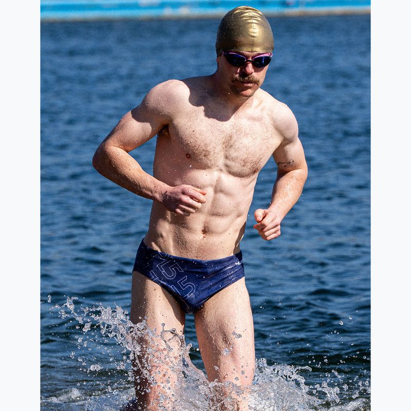 Herren-Schwimmhose HUUB Lange Brief navy 3