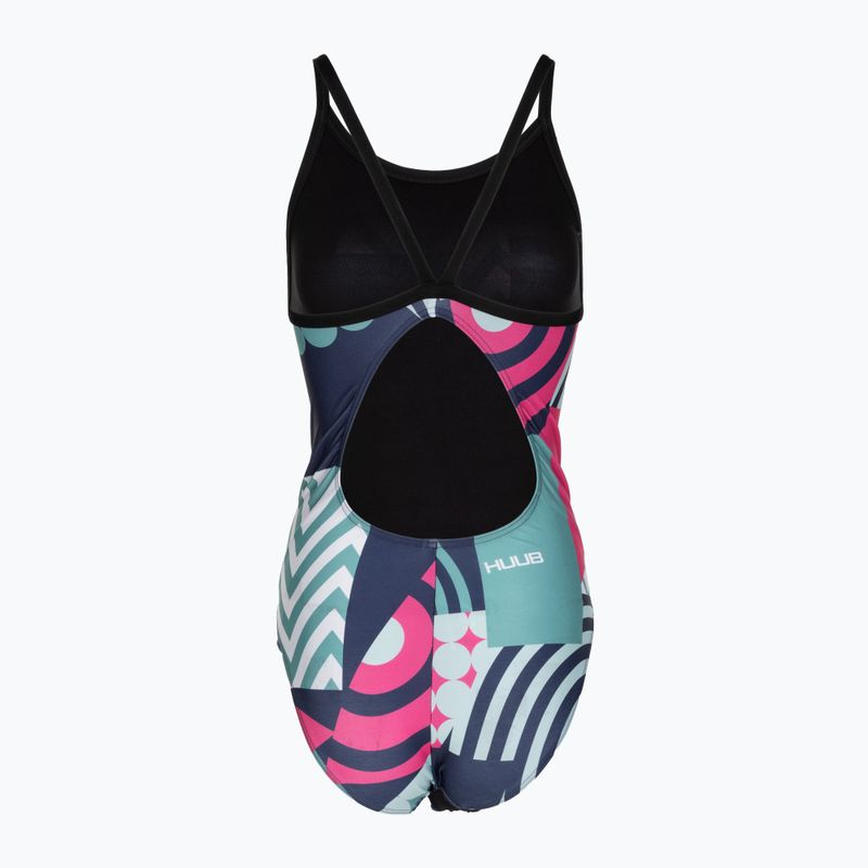 Damen-Einteiler Badeanzug HUUB Her Spirit Bands navy/multi 2
