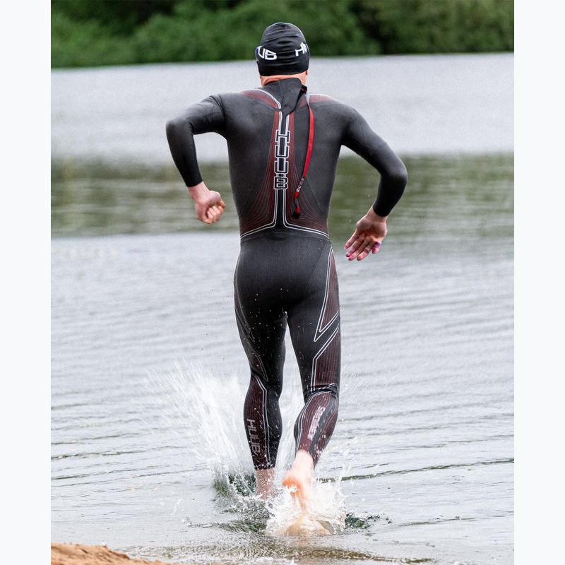 Herren Triathlonanzug aus Neopren HUUB Aerious III 3:5 black/red 5