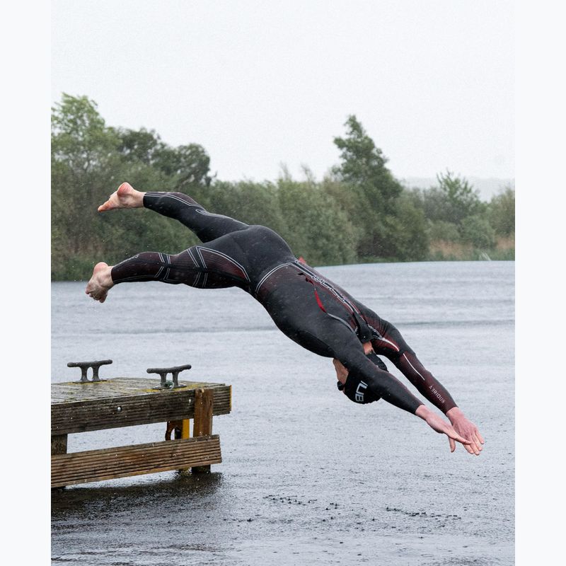 Herren Triathlonanzug aus Neopren HUUB Aerious III 3:5 black/red 6