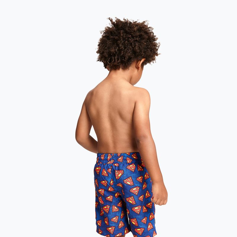 Zoggs Superman blaue Kinder Badeshorts