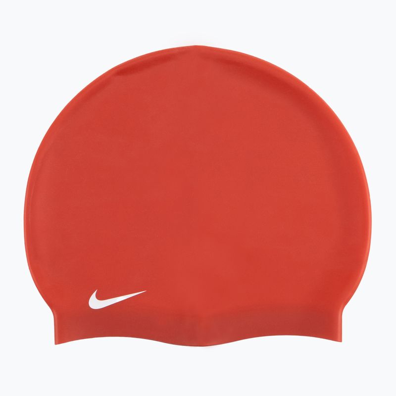 Nike Solid Silicone Badekappe rot 93060-614