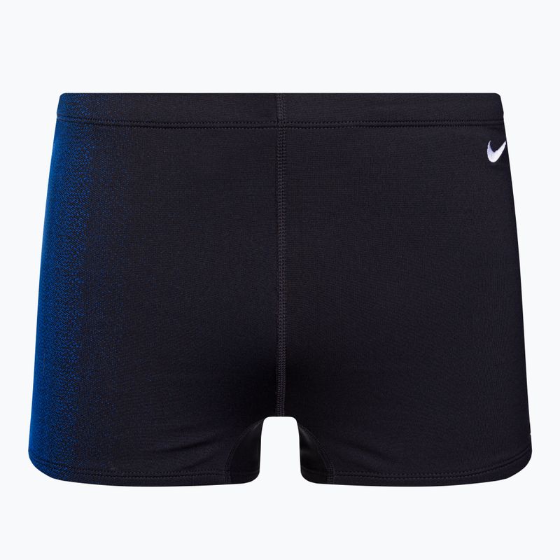 Herren Nike Fade Sting Aquashort Schwimm-Boxershorts schwarz und blau NESS8054-494