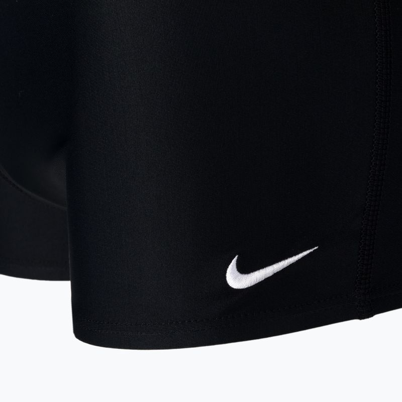 Herren Nike Solid Square Leg Schwimm-Boxershorts schwarz NESS8111-001 3