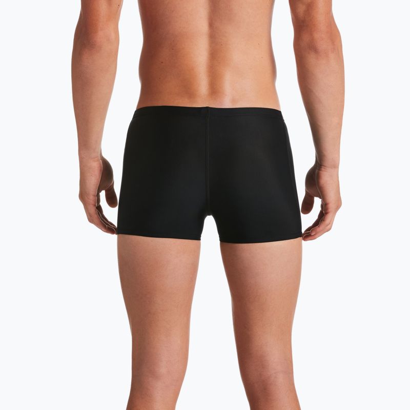 Herren Nike Solid Square Leg Schwimm-Boxershorts schwarz NESS8111-001 9