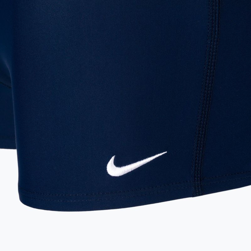 Herren Nike Solid Square Leg Badeboxer navy blau NESS8111-440