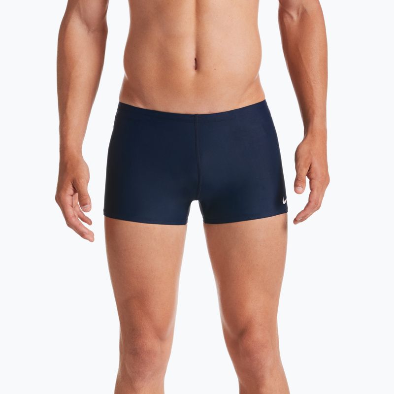 Herren Nike Solid Square Leg Badeboxer navy blau NESS8111-440