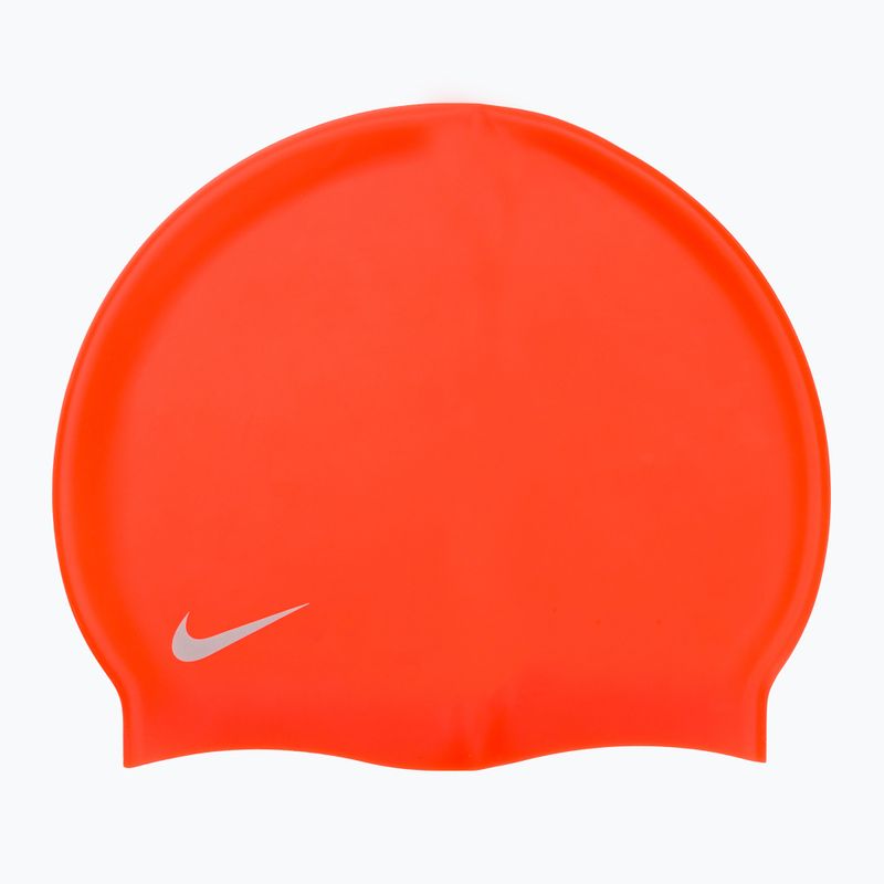 Nike Solid Silicone Kinderschwimmkappe orange TESS0106-618