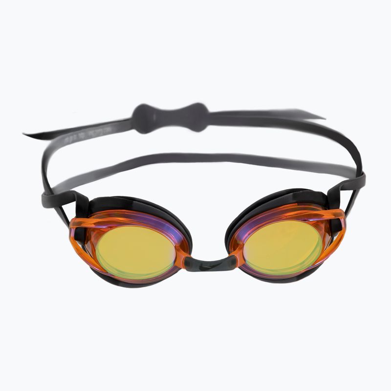 Nike REMORA MIRROR JUNIOR Kinder Schwimmbrille schwarz und orange NESS6156 2