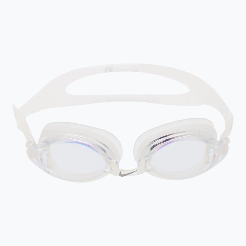 Nike CHROME MIRROR weiße Schwimmbrille NESS7152 2