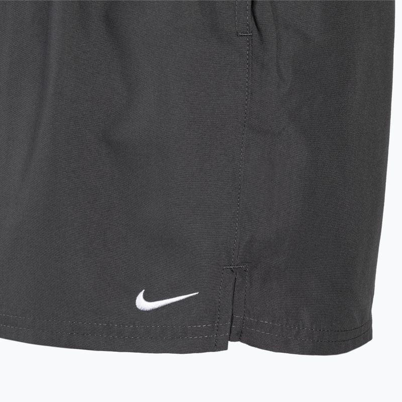 Herren Nike Essential 5" Volley Badeshorts grau NESSA560-018 6