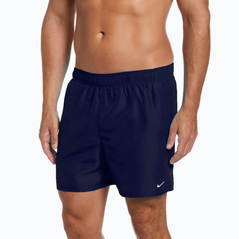 Herren Nike Essential 5" Volley Badeshorts navy blau NESSA560-440