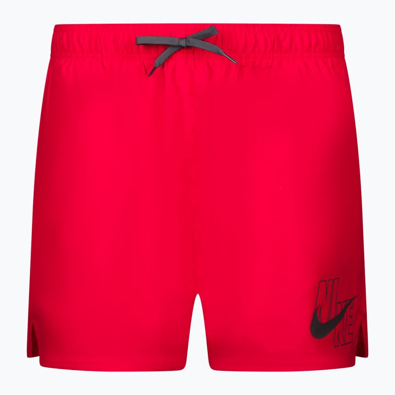 Herren Nike Logo Solid 5" Volley Schwimmshorts rot NESSA566-614