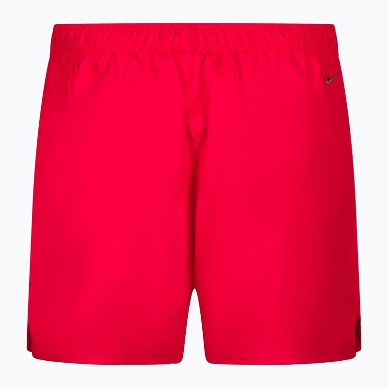 Herren Nike Logo Solid 5" Volley Schwimmshorts rot NESSA566-614 2