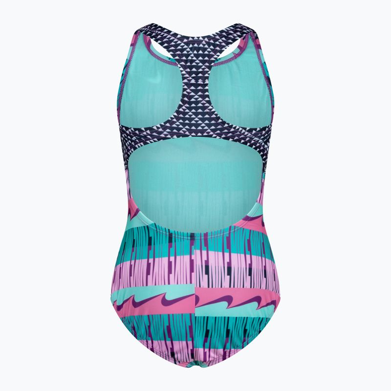Nike Clash einteiliger Badeanzug für Kinder in Farbe NESSA735-672 2