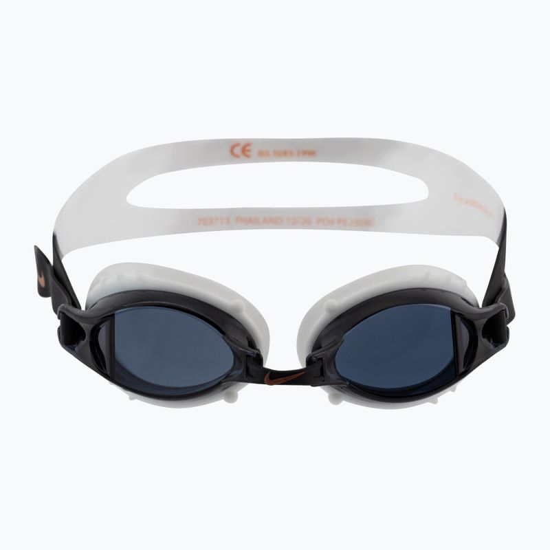 Nike CHROME JUNIOR Kinder Schwimmbrille schwarz und weiß NESSA188-014 2