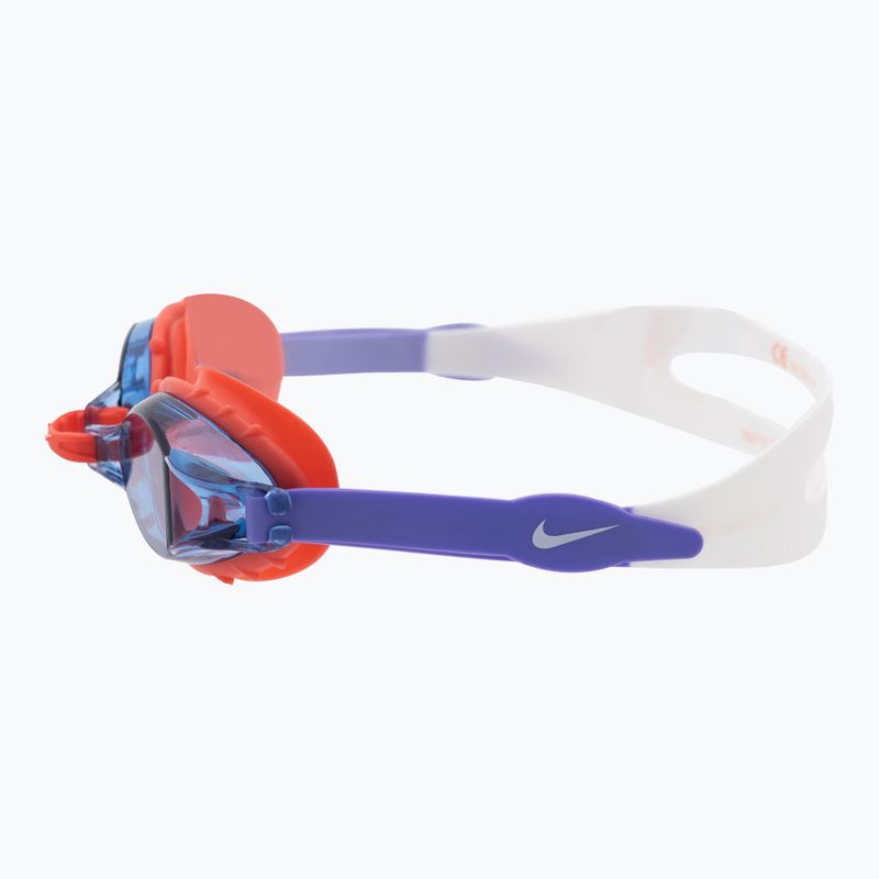 Nike CHROME JUNIOR Kinder Schwimmbrille rot und weiß NESSA188-633 3