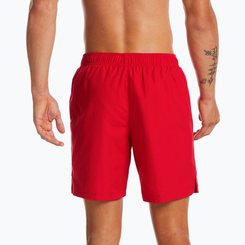 Herren Nike Essential 7" Volley Badeshorts rot NESSA559-614 6