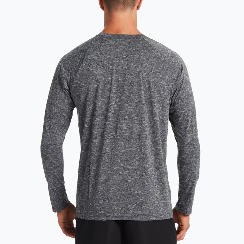 Herren-Trainings-Langarmshirt Nike Heather schwarz NESSA590-001 2