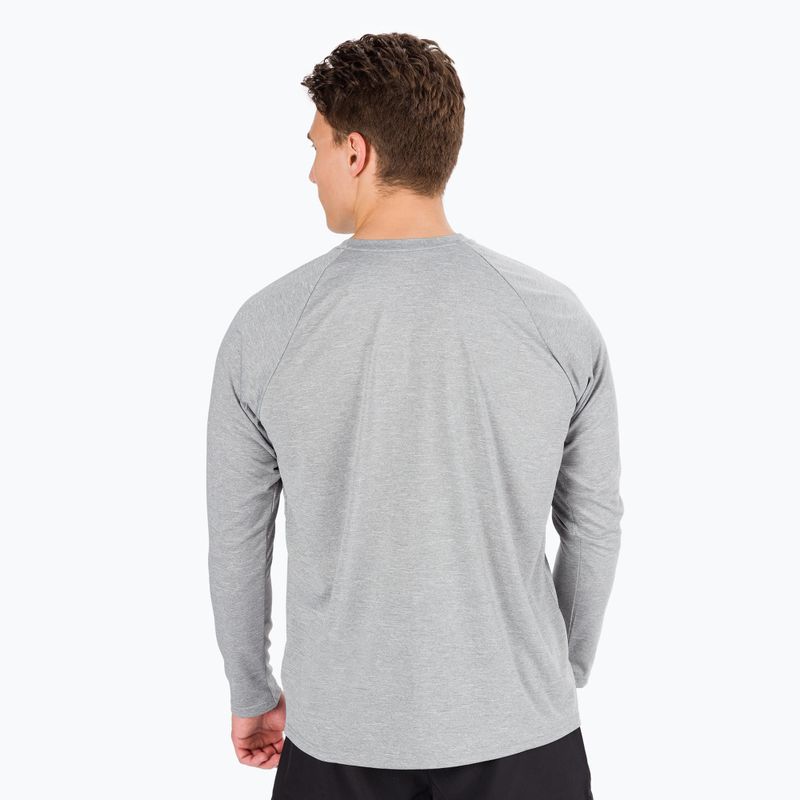 Herren-Trainings-Longsleeve Nike Heather hellgrau NESSA590-090 3