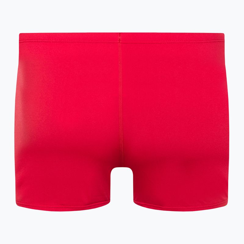 Herren Nike Hydrastrong Solid Square Leg Schwimm-Boxershorts rot NESSA002-614 2