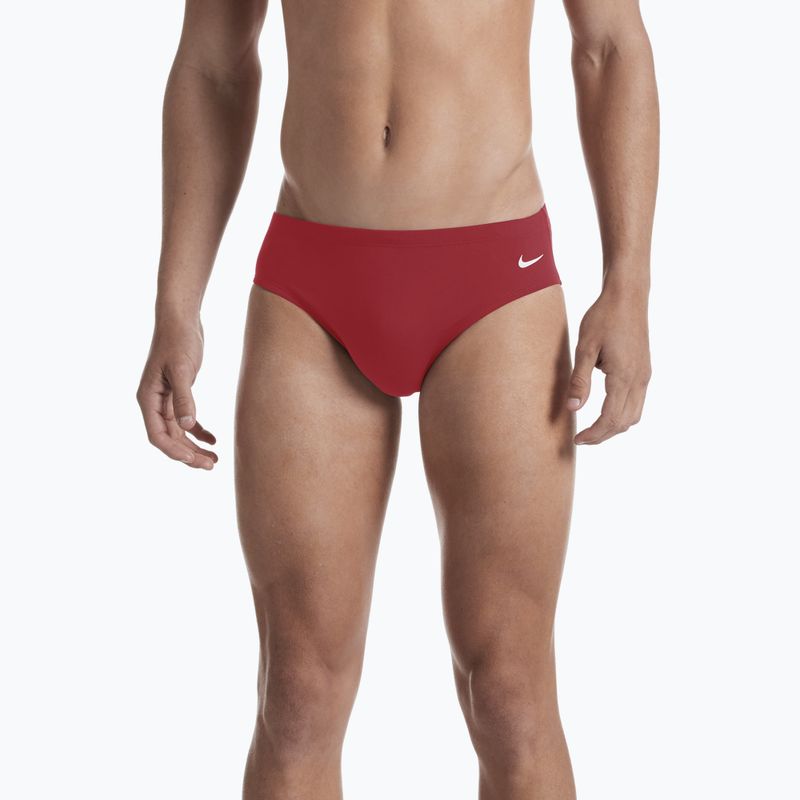 Herren Nike Hydrastrong Solid Brief Schwimmslip rot NESSA004-614 7